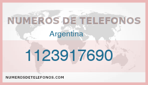 Telefono 1123917690