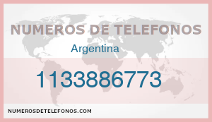 Telefono 1133886773