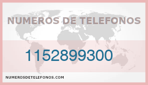 Telefono 1152899300