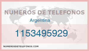 Telefono 1153495929