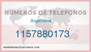 Telefono 1157880173