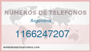 Telefono 1166247207