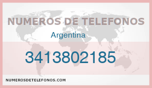 Telefono 3413802185