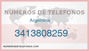 Telefono 3413808259