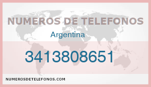 Telefono 3413808651