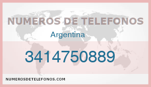 Telefono 3414750889