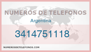 Telefono 3414751118