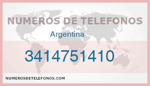 Telefono 3414751410