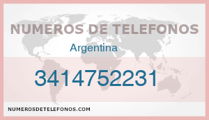 Telefono 3414752231