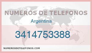 Telefono 3414753388