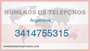 Telefono 3414755315