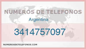 Telefono 3414757097