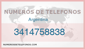 Telefono 3414758838