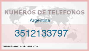Telefono 3512133797