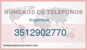Telefono 3512902770