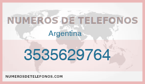 Telefono 3535629764