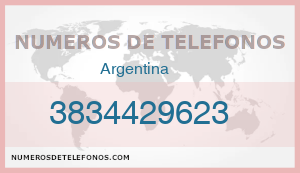 Telefono 3834429623