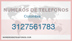 Telefono 3127561783