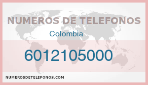 Telefono 6012105000