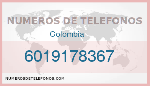 Telefono 6019178367