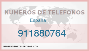 Telefono 911880764
