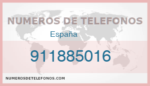 Telefono 911885016