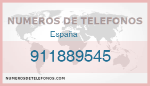 Telefono 911889545