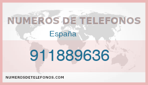 Telefono 911889636