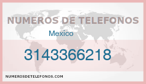 Telefono 3143366218