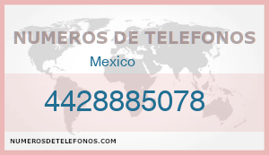 Telefono 4428885078
