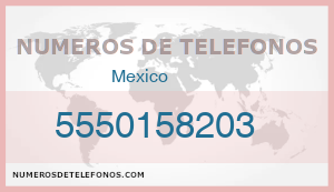 Telefono 5550158203