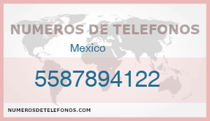 Telefono 5587894122