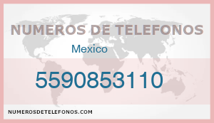 Telefono 5590853110