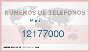 Telefono 12177000