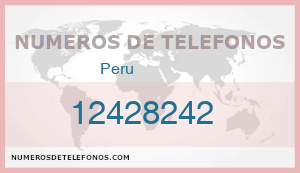 Telefono 12428242