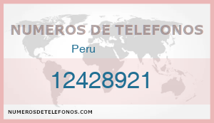 Telefono 12428921