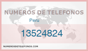 Telefono 13524824
