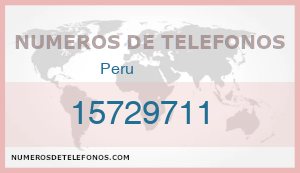 Telefono 15729711