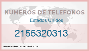 Telefono 2155320313