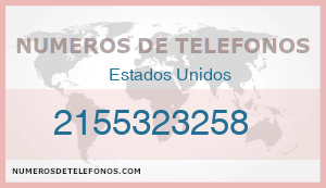 Telefono 2155323258
