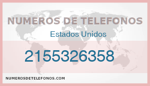 Telefono 2155326358