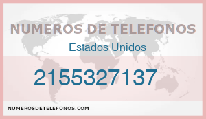 Telefono 2155327137
