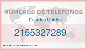 Telefono 2155327289