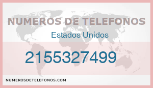 Telefono 2155327499