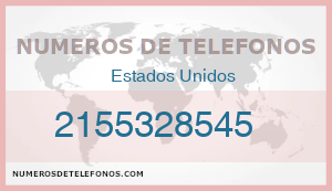 Telefono 2155328545