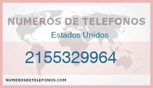 Telefono 2155329964
