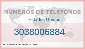 Telefono 3038006884
