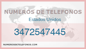 Telefono 3472547445