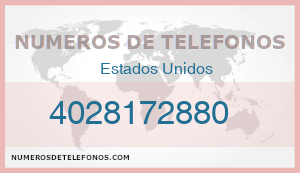 Telefono 4028172880