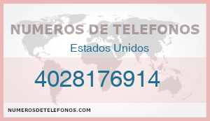 Telefono 4028176914